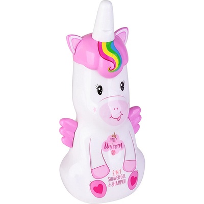 ACCENTRA Little unicorn 2v1 šampón a sprchový gél vanilka 400 ml
