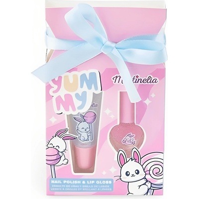 Aquarius Cosmetic Детски козметичен комплект Martinelia - Yummy, лак за нокти и гланц