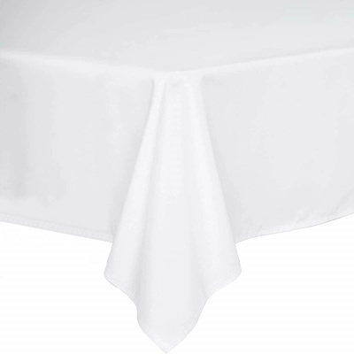 SPRINGOS Vánoční ubrus 220x140 cm sněhově bílý vánoční dekorace CA1223-XG