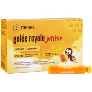 Medex Gelee Royale Junior Пчелно млечице, 10 ампули, Medex