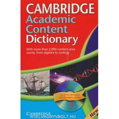 Cambridge Academic Content Dictionary Reference Book with CD-ROM | Cambridge University Press
