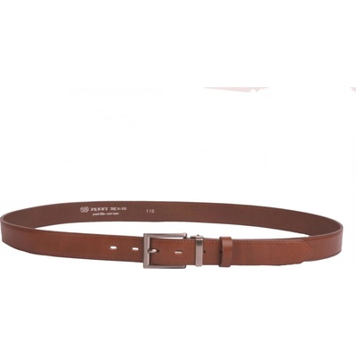 Penny Belts kožený společenský opasek prírodní 30-020-1-48 hnědý