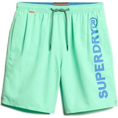 Superdry Бански гащета Superdry Sport Graphic 17´´ swimming shorts - Green (Spring Bud Green)