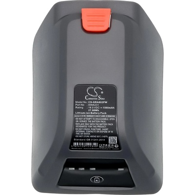 Cameron Sino Батерия за компютър за поливане Gardena 8025-20 Comfort Wand-Schlauchbox 35 roll-up automatic Li LiIon 18V 1500mAh Cameron Sino (CS-GRA802PW)