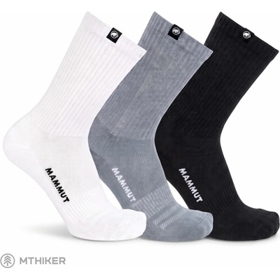 Mammut Everyday Crew 3 páry black-strata-white