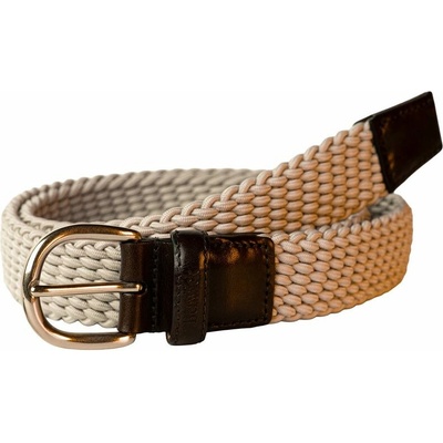 Berwick Strečový pletený pásek ze Španělska Carmona Soft Beige