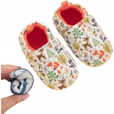 Detské papuče pre bábätká elastické, ohybné barefoot domáce