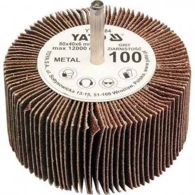 Yato Kotouč lamelový radiální 80x40 P-80 shřídelí 6mm