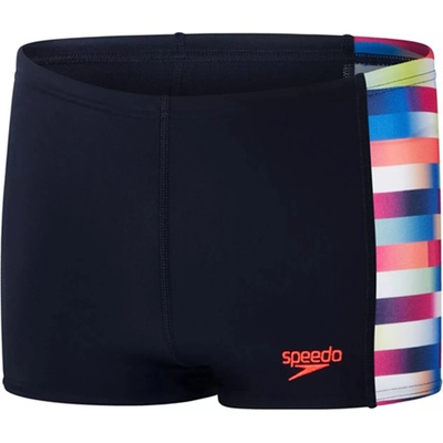 Speedo Digital Panel Aquashort Boy Black/Rainbow