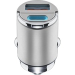 Cellularline Зарядно за кола Cellularline - Micron, 30W, сиво (13817)