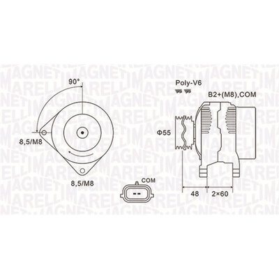 Generátor MAGNETI MARELLI 063731974010
