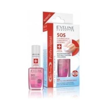 Eveline Cosmetics lak výživa s vápnikom a kolagenom SOS 12 ml