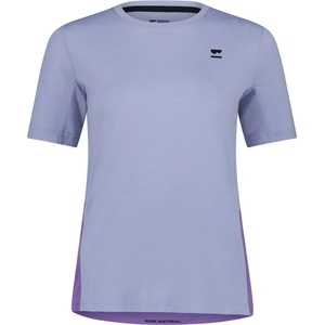Mons Royale Фланелка с къс ръкав за колоездене Mons Royale Women's Tarn Merino Shift Tee Cycling jersey - Skyline / Bloom (156-1306-1214)