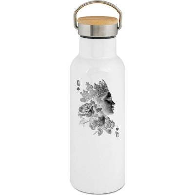 123TRIKO termoska Queen, černý potisk 500 ml vtipné