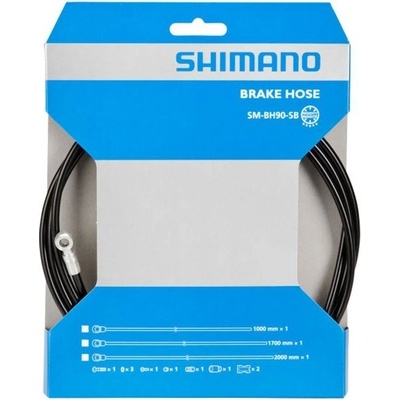 Shimano hydraulická hadička čierna 1000 mm