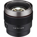 Samyang 75 mm T1,9 V-AF Sony E-mount