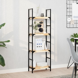 vidaXL Плаващи рафтове, 2 бр. , 40x20x4 см, необработена масивна дървесина, акация (3279416)