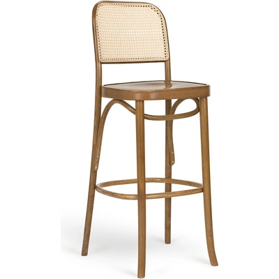 Paged Classic H-8136 Seat Wood Back Mat buk morený / dyha