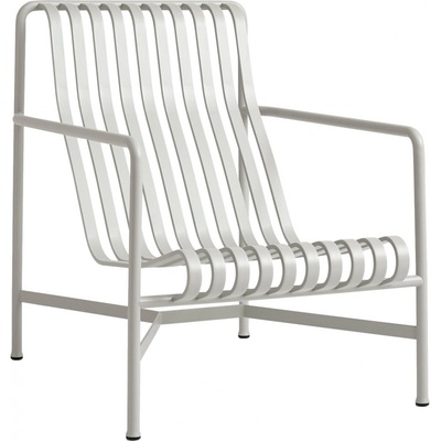 HAY Křeslo Palissade Lounge Chair High, sky grey