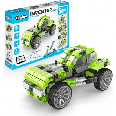 Engino INVENTOR MECHANICS plážová bugina s 5 bonusovými modelmi IN30