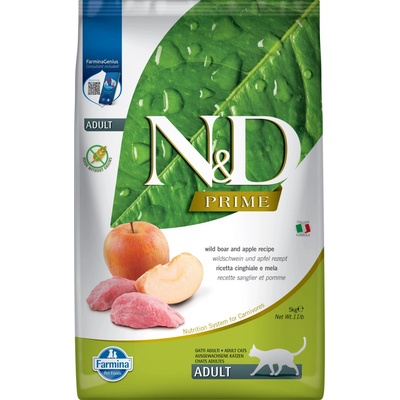 N&D PRIME CAT Adult Boar & Apple 5 kg
