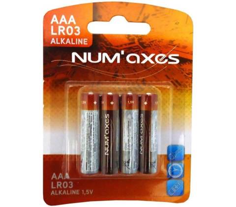 Batérie Num Axes AAA 4ks