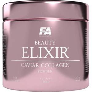 FA Nutrition Beauty Elixir | Caviar Collagen Powder ~ With Peptan® Marine Collagen, Hyaluronic Acid & Vitamin C [270 грама] Плодов Пунш