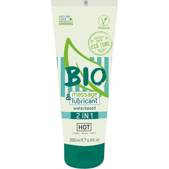 Image 1 of HOT Bio 2IN1 - воден лубрикант и масажен гел (200ml)