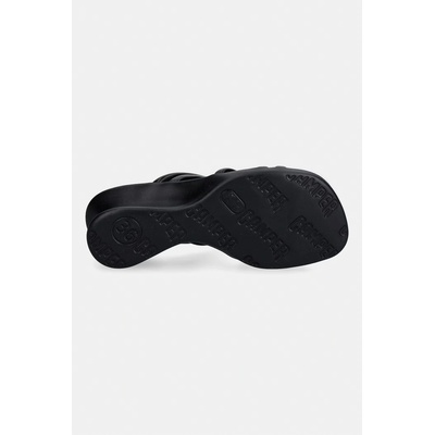 Camper чехли обувки със скосена платформа дамски от кожа Louise Sandal (K201938.001)