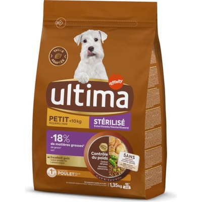 Ultima Dog Mini Sterilized kuracie 1,35 kg