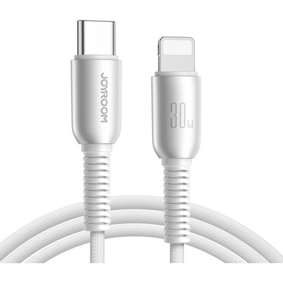Joyroom S-A51 Cutting-Edge USB-C – Lightning 30W 1,2m světle šedý