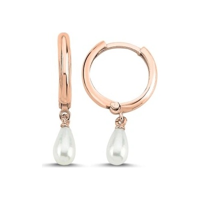 Olivie strieborné krúžky rose PERLA 7150