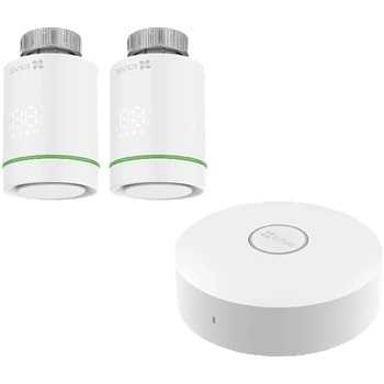 EZVIZ Комплект EZVIZ CS-T55-A3-A Gateway и 2 смарт термостата (CS-T55-A3-A(kit))