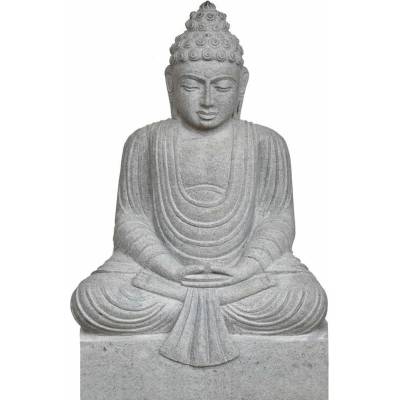 Sanu Babu Kamenná socha, Buddha Amitábha, podstavec, žula, 85cm