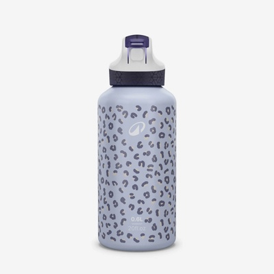 Quechua detská hliníková fľaša 500 fialová 600 ml
