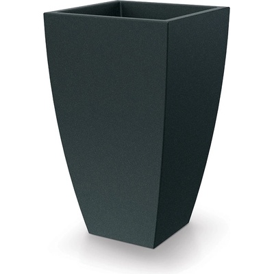 Ethick Květináč MOODA SQUARE 40 cm, uhlíkově šedá