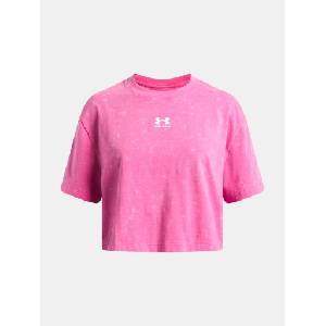 Under Armour Момичешка тениска Under Armour UA G Rival Wash SS Under Armour | Rozov | Момичешки | 118-127