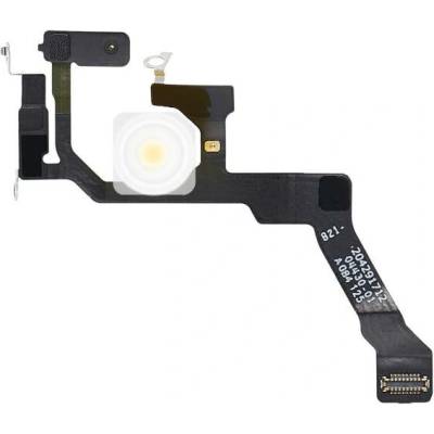 AppleKing flex kabel s bleskem a mikrofonem pro iPhone 14 Pro - stříbrný