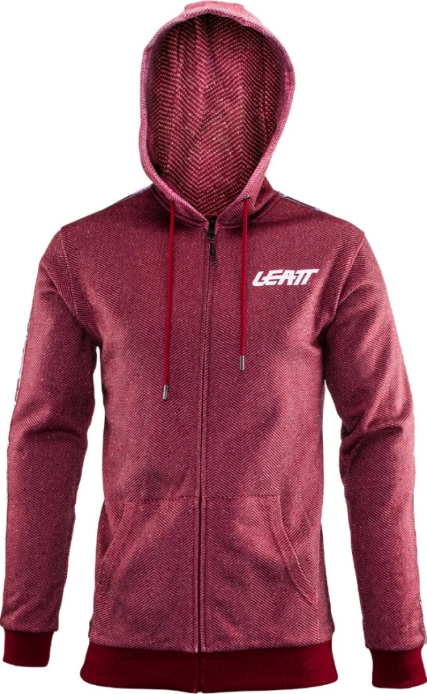 Leatt mikina Premium Ruby
