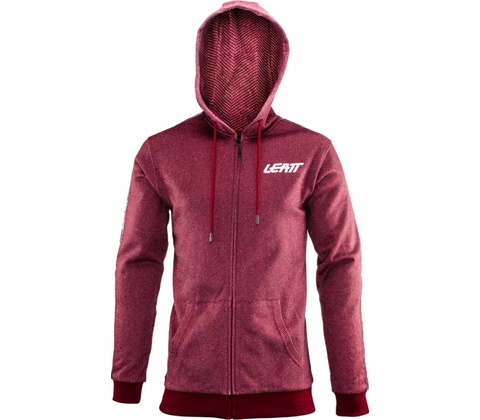 Leatt mikina Premium Ruby