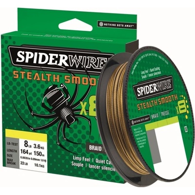 SpiderWire Šnúra Stealth Smooth X8 Camo 150m 0,15mm