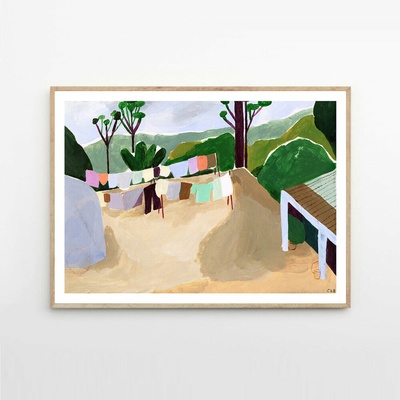 Moikka Plagát Sri Lanka by Clara Selina Bach A4 (21x27cm)