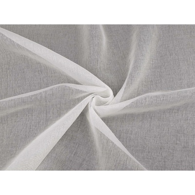 Záclona / voál se strukturou připomínající len šíře 285 cm Varianta: Off White 62681/163300/290993