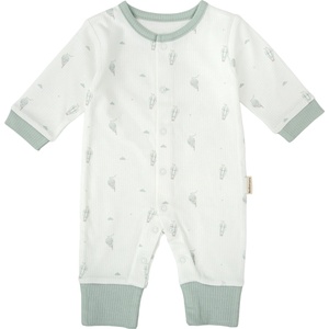 Bimbidreams Бебешка пижама Bimbidreams - Blue Sky, 0-1 м, White/Green (8435629213975) - ozone