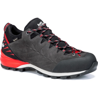 Hanwag Мъжки апроуч обувки Hanwag Makra Pro Low Bunion GTX Approach shoes - Asphalt / Red - размер 42 (EU) (022-1039-0115)