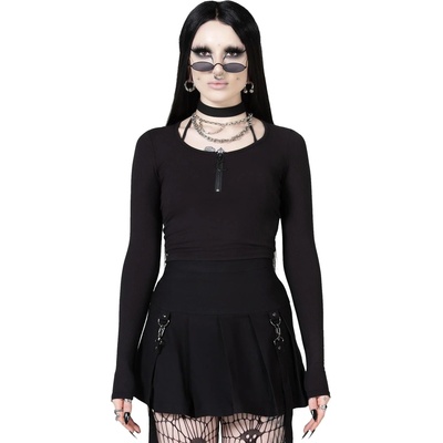 KILLSTAR дамска тениска с дълъг ръкав (топ) KILLSTAR - Lune Sting Ribbed - черно - KSRA010775