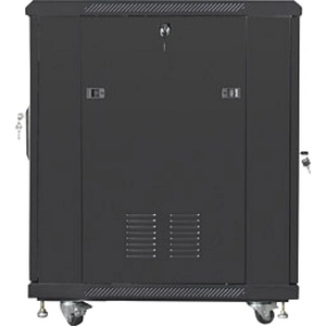 Lanberg rack cabinet 19" free-standing 15U/600x800 (flat pack) with mesh door black (FF01-6815-23B) - gtcomputers