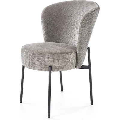 ЕВРОМАР Трапезен стол k 590 сив / черен