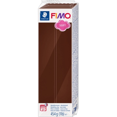 STAEDTLER Пол. глина Staedtler Fimo Soft, 454g, шоколад 75 (27973-А-ШОКОЛАД)