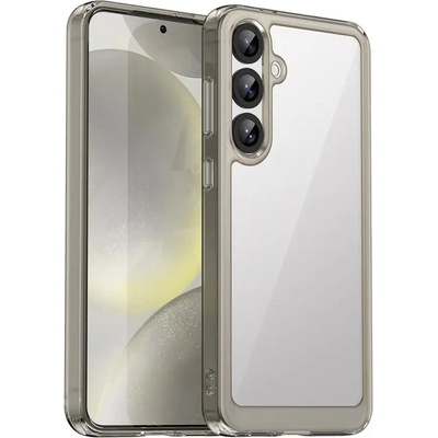 HQWear Калъф Outer Space с гел рамка за Samsung Galaxy S25+ - Clear Black (5907769368165)